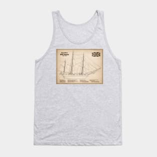 Charles Darwin HMS Beagle Tall Ship - SDL Tank Top